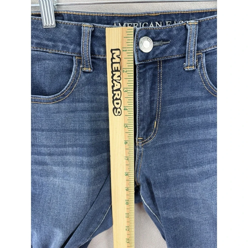 American Eagle Size 6 Long Super Stretch X Jegging Mid Rise Skinny Jeans